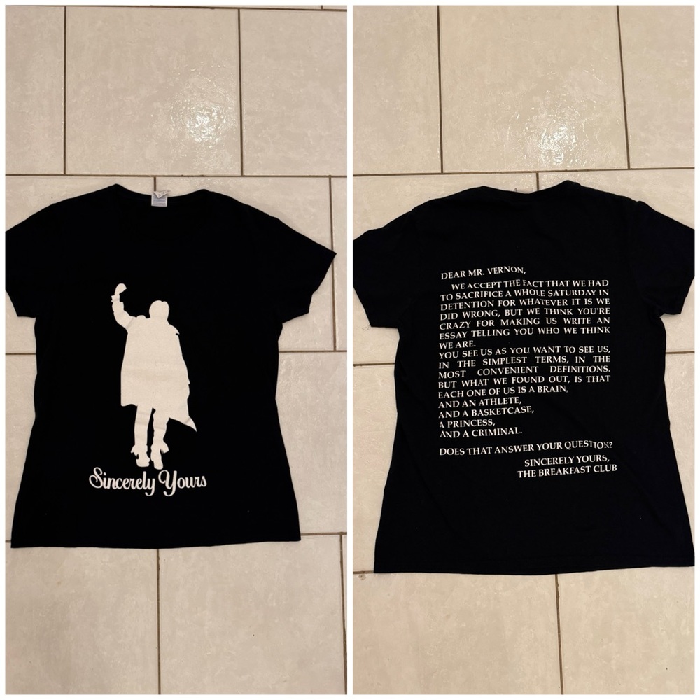 The Breakfast Club Quote Shirt